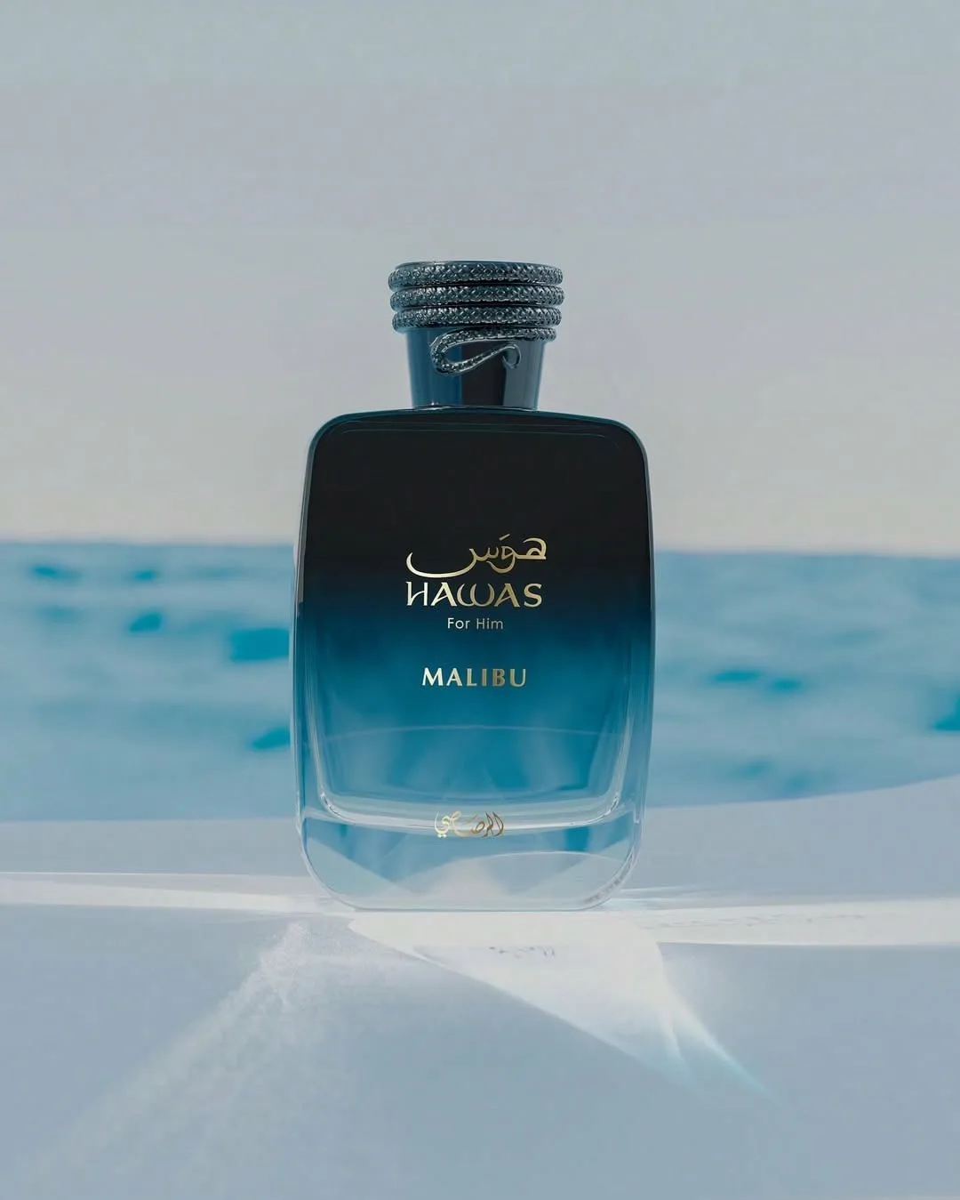 RASASl Hawas Malibu Tropical Eau De Parfum Spray Untuk Pria, 3.4 Ons, Parfum dengan Aroma Segar Akuatik, Jeruk, dan Kayu, Tahan Lama