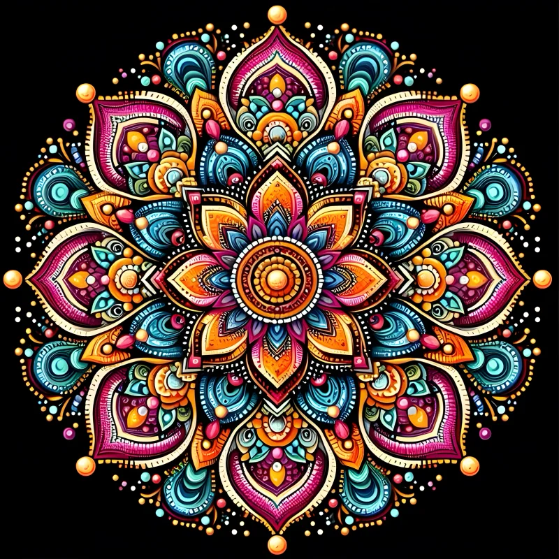 5D DIY Diamond Painting Flower Kit Mandala Flower Decoration DIY Alien Diamond Mosaic Art Gift Crafts Wall Home Decoration