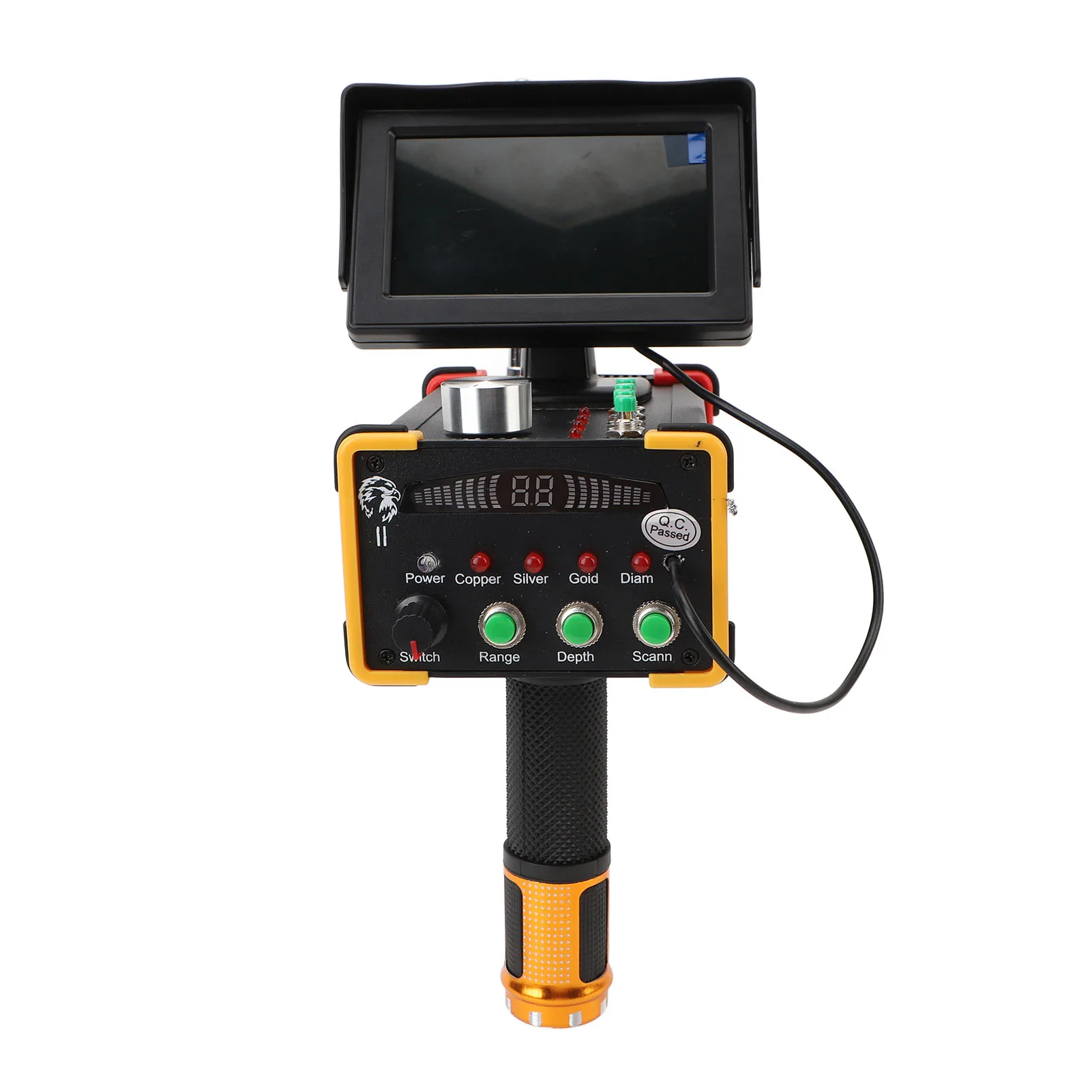Metal Detector 15m Depth 1000 Meters Underground Metal Scanner High Accuracy Gold Silver Copper Locator with Display Screen