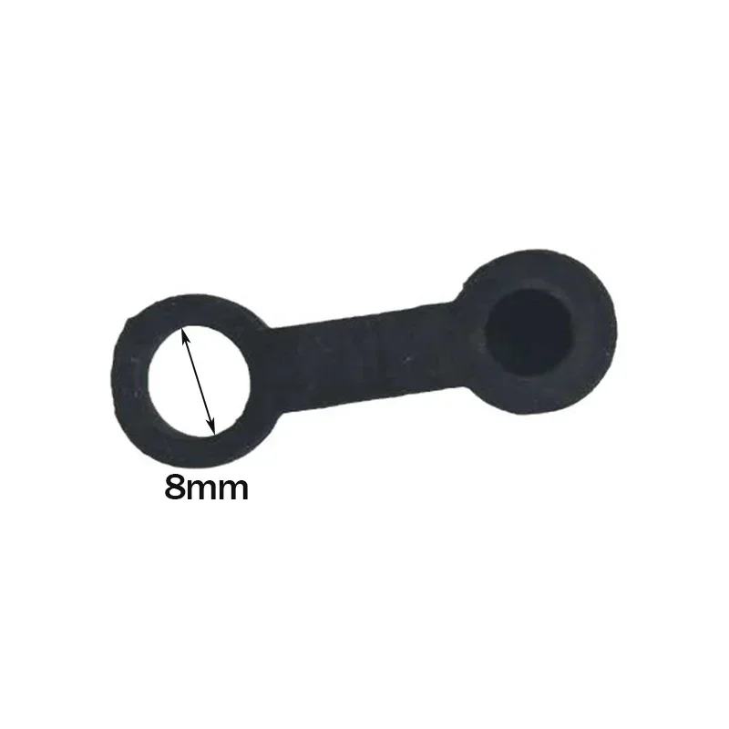 10Pcs 8mm Car Brake Pump Dust Cap Oil Drain Screw Cap Brake Caliper Bleed Nipple Black Screw Dust Caps Cover Rubber Motorcycle