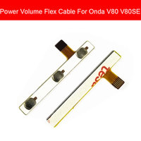 On Off Power & Volume Flex Cable For Onda V80 V80SE V80 SE Power & Volume Side Key Button Control Flex Ribbon Replacement Parts