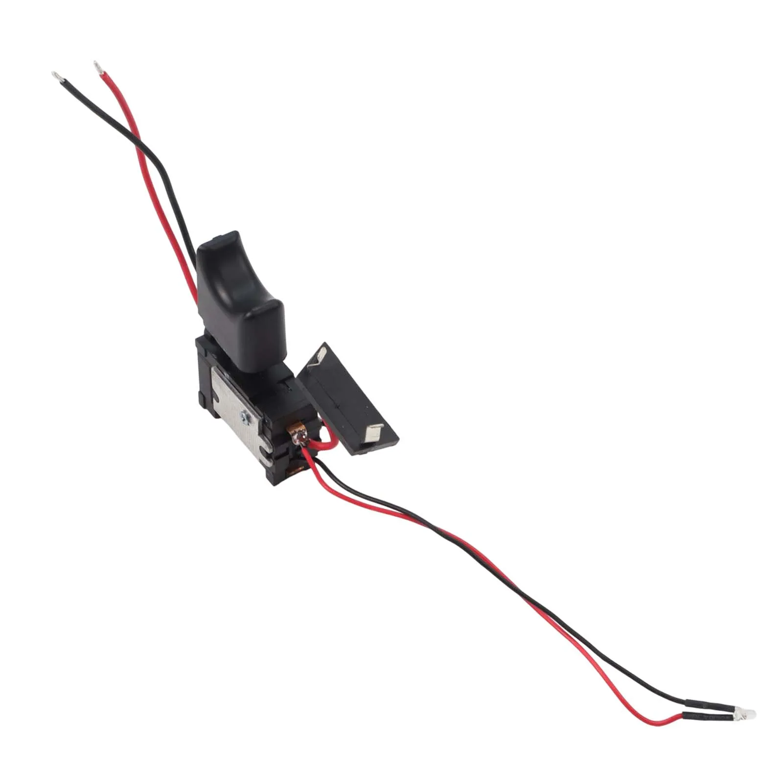 Dustproof Push Button Control Switch for Electric Drill Compatible with 7 2V 24V Plastic Metal Construction Dustproof