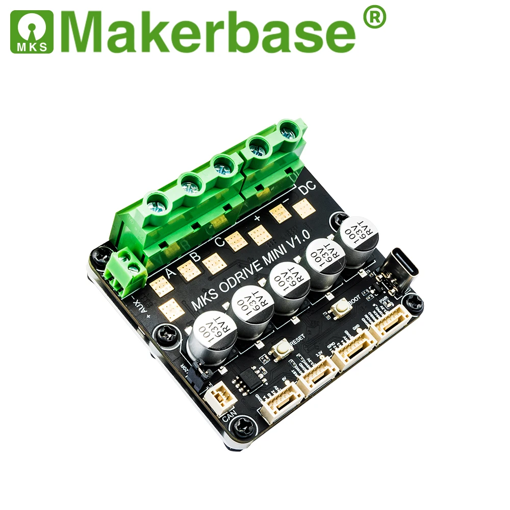 Высокоточный бесщеточный контроллер серводвигателя Makerbase MKS XDRIVE 56 В, основной к обновлению ODrv V3.6.