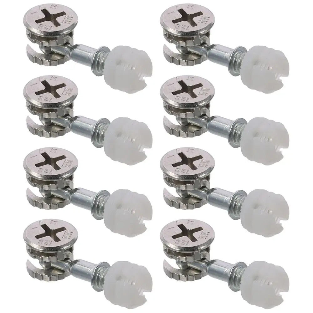 طقم توصيل الأثاث مع مسامير ، وتد ، صمولة مدمجة ، 3 في 1 ، 13 ، كام M6 x 25 ، ثمانية مجموعات