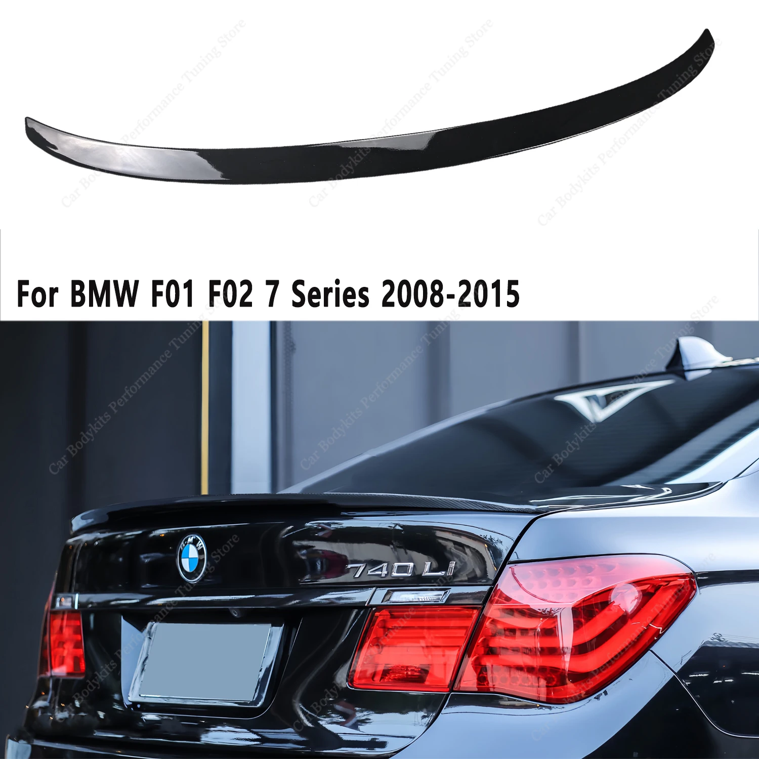 

MP Style Rear Spoiler For BMW F01 F02 7 Series 730i 730d 740i 740d 750i 760i Li Ld Rear Trunk Tail Wing Bodykits 2008-2015
