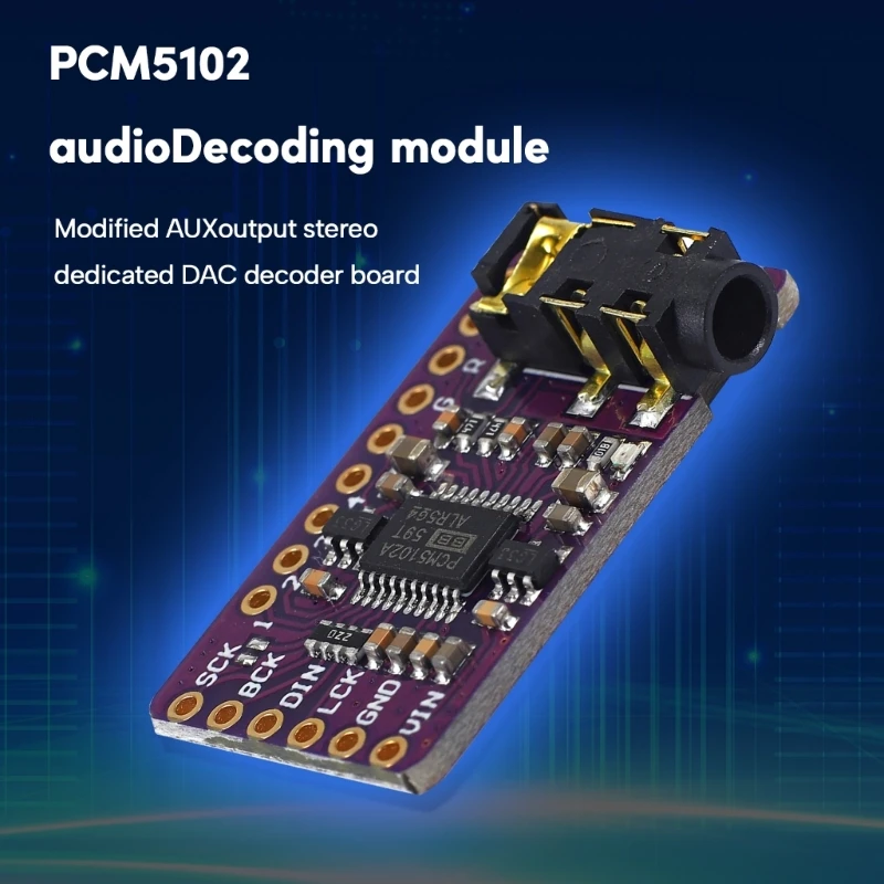 Digital PCM5102 Board I2S IIS Microcontroller Easy Integration and Control for DIY Projects User Friendly Dropship