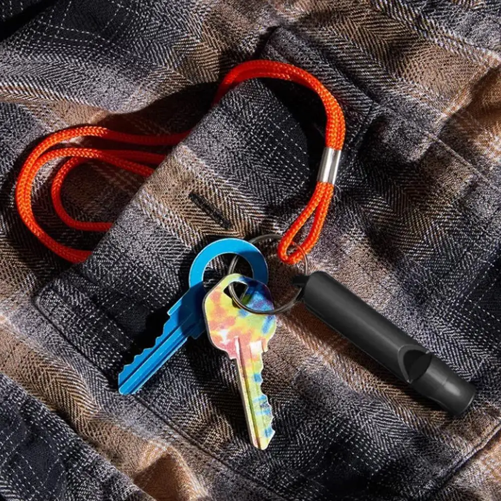 Outdoor Emergency Whistle Multifunction Survival Training Whistle Camping Hiking Survival Sports Anti Lose Whistle Key