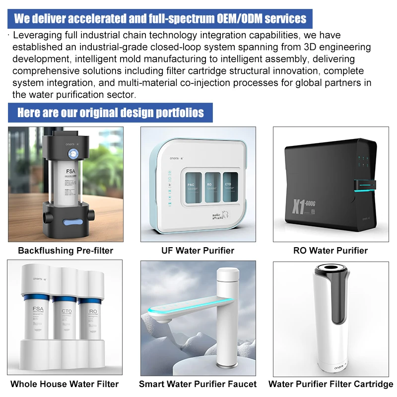 صندوق جديد من نوع OEM 150G 3-stage عالي الأداء التناضح العكسي للشرب المباشر نظام تنقية المياه في الهواء الطلق المطبخ المنزلي