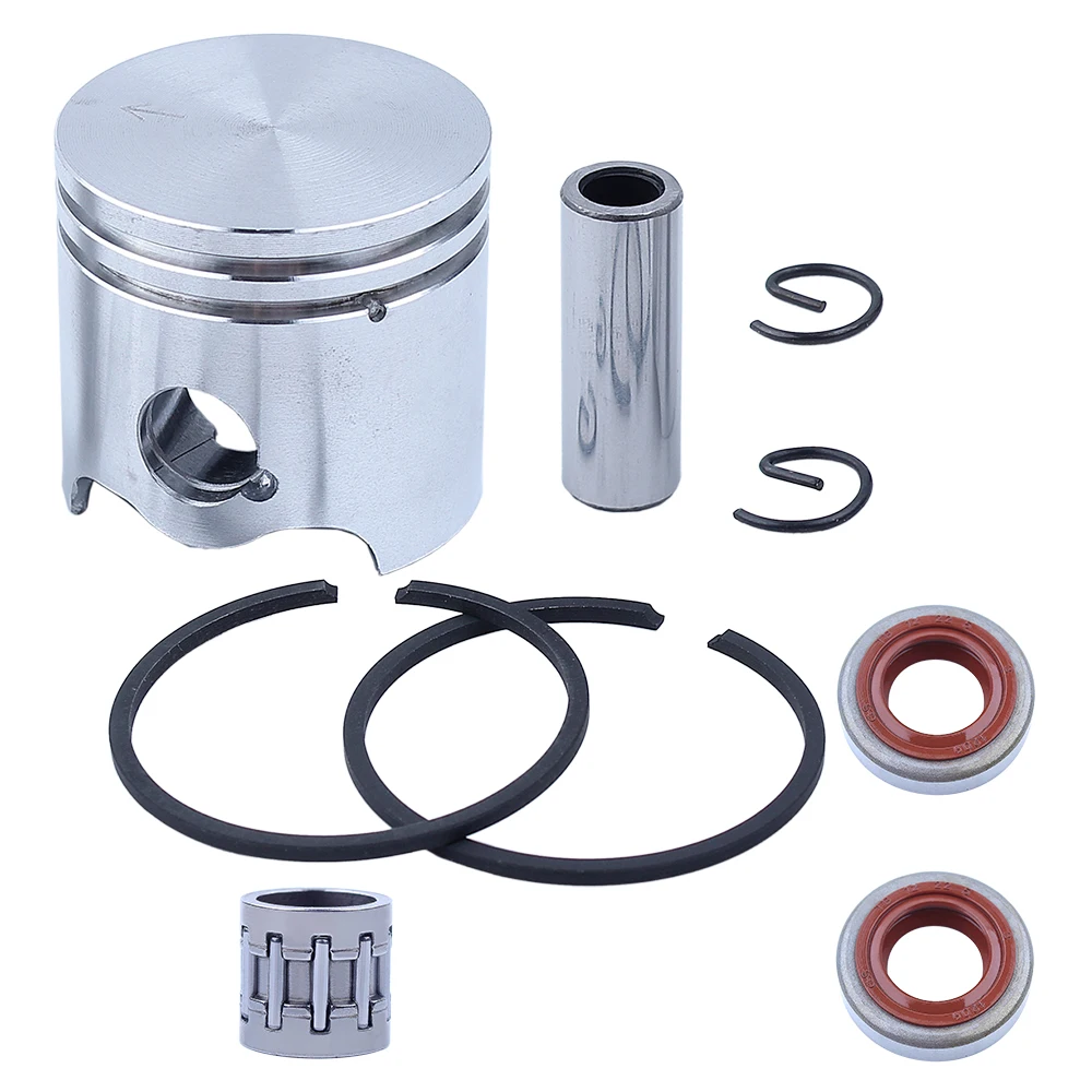 Kit Piston 35mm untuk Stihl FS120 FS 120 w, komponen pemangkas senar jarum, suku cadang segel oli untuk 4134 030 2011
