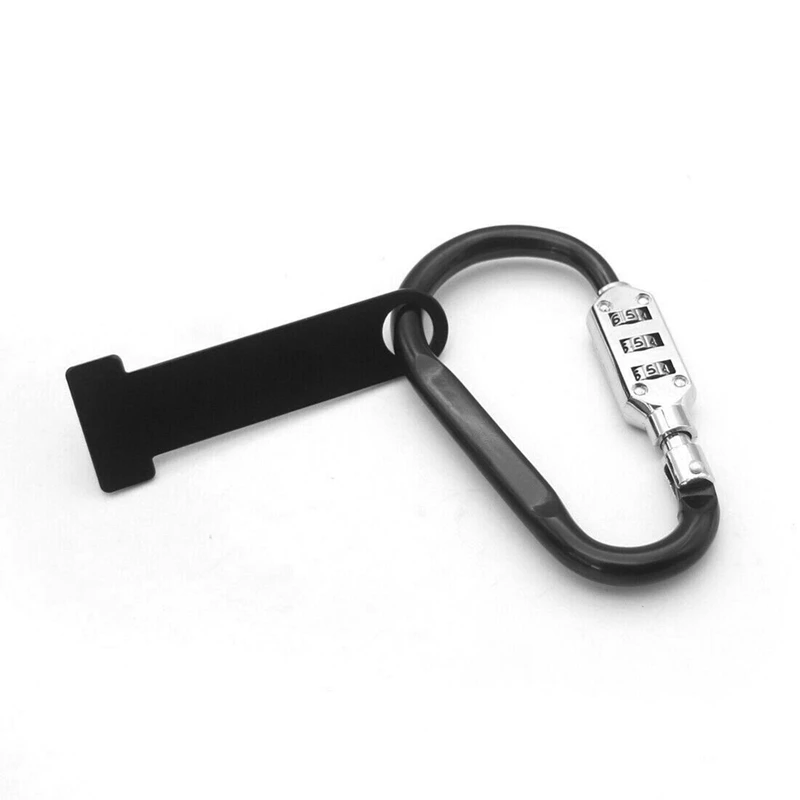 4X Motorcycle Helmet Lock Anti-Theft Open Face Helmet Lock Fastener + T-Bar For Racing Motorbike Bike Helmet Lock image 3