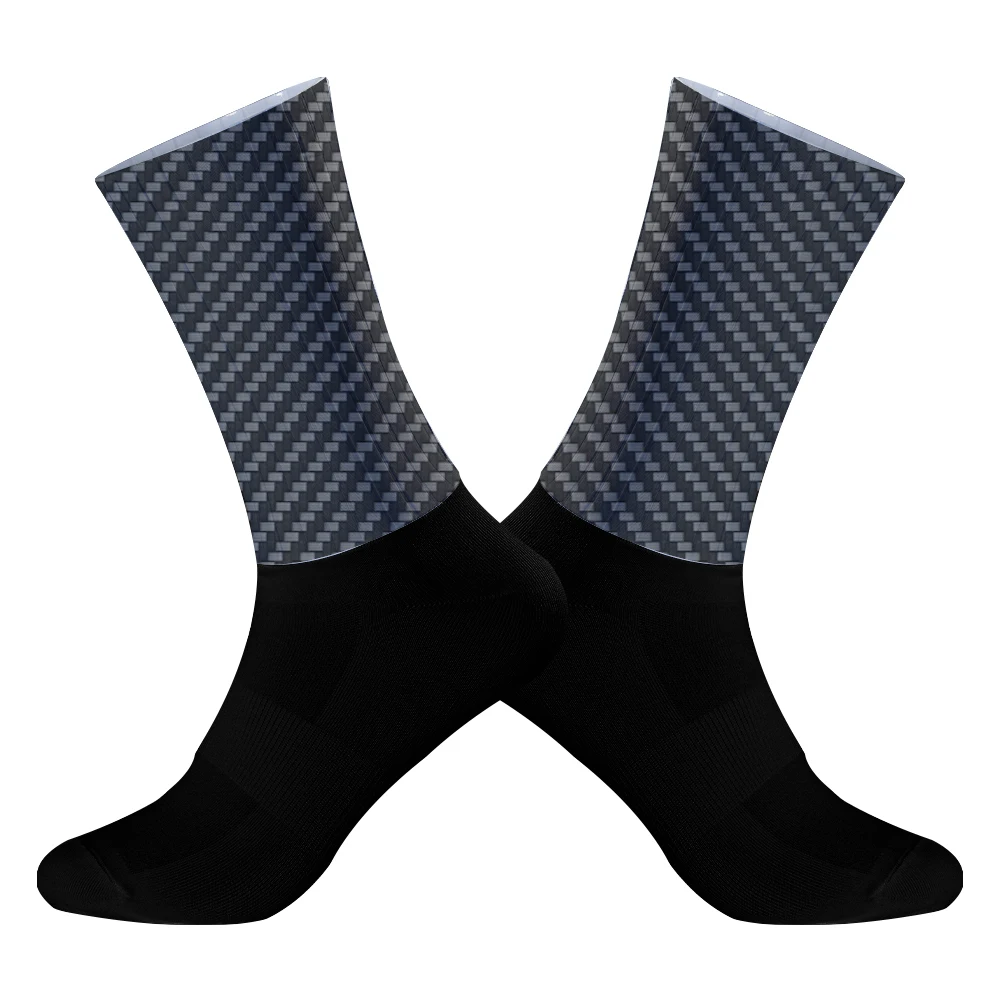 New Summer Cycling Socks 2024 Anti Slip Silicone Summer Aero Socks Men Bicycle Sport Running Bike Socks