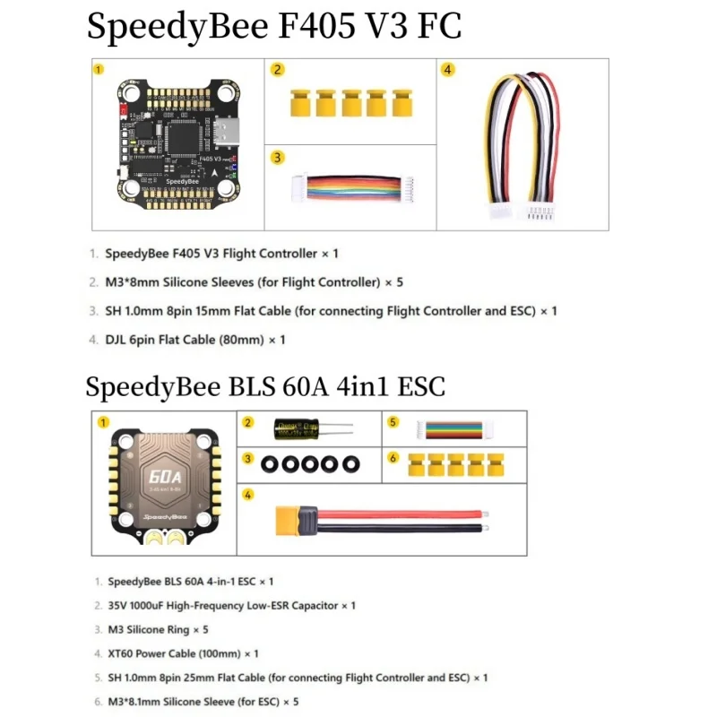SpeedyBee F4 F405 V4 55A BLS 3 - огляд і ціна Betaflight Fc F4