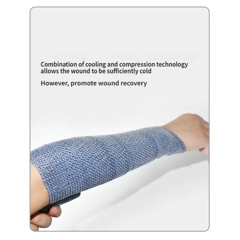 31BE Elastic Cooling Bandage 10cmX3.2m Athletic Cooling Bandage Wrap for Arm Albow