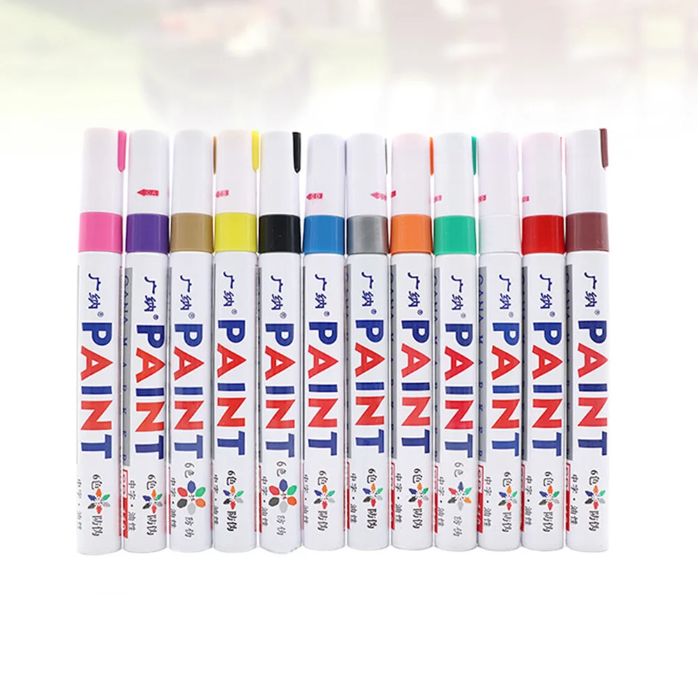 12 Pcs Car Coat Paint Pen Scratch Repair Pens Marker Automotive Touch-up Refinish