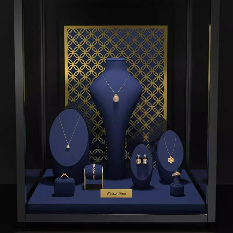 

Новая подставка для ювелирных изделий, реквизит для демонстрации ювелирных изделий, кольца, ожерелья, серьги, витрина