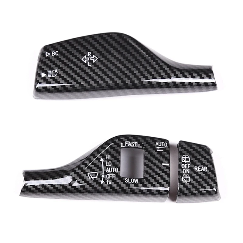 Car Wiper Switch Cover For -BMW X1 X2 X3 X4 X5 X6 X7 G01 G02 G05 SUV Turn Signal Wiper Lever Cover Decor Sticker Trim