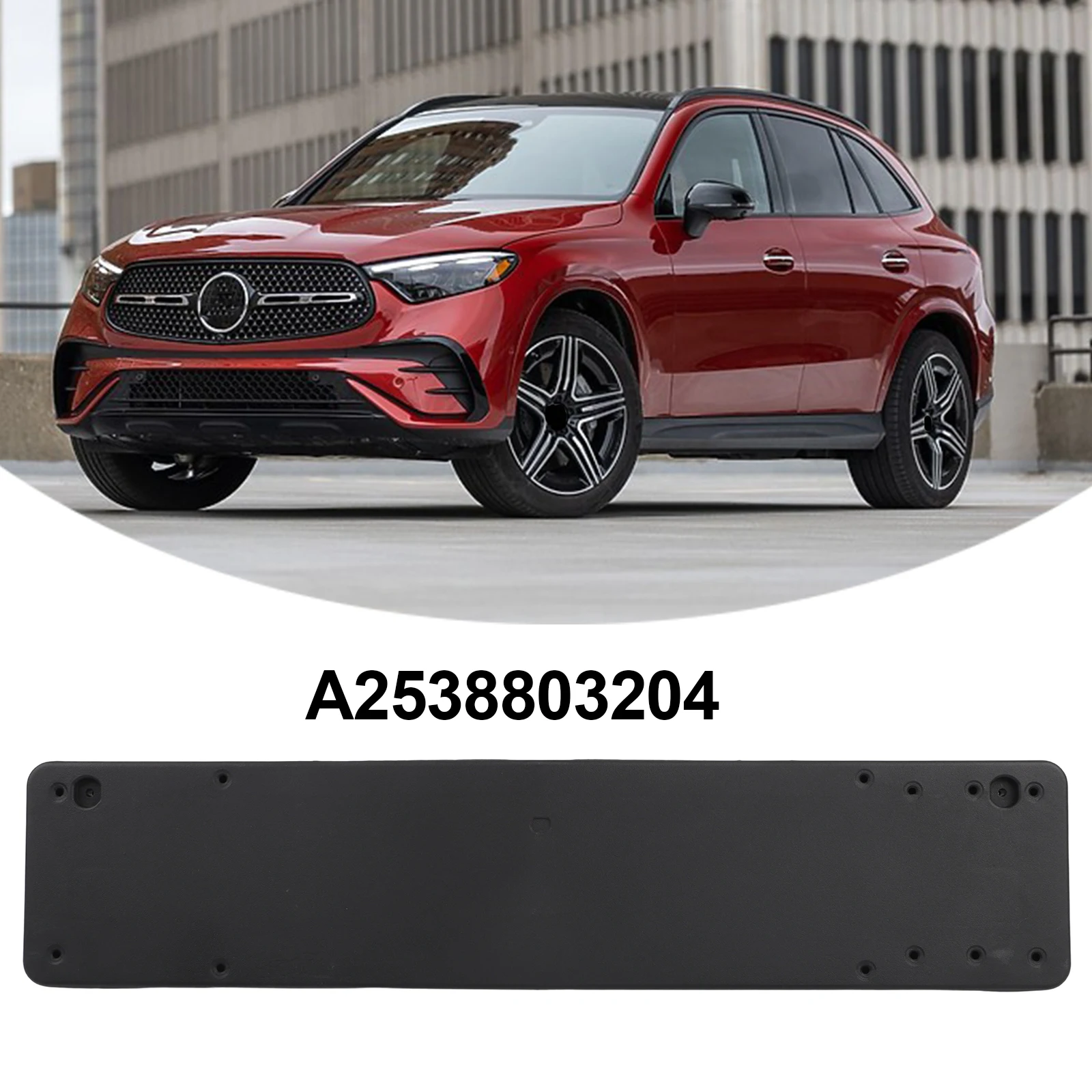 

Front Bumper Plate Bracket Compatible with For Mercedes For GLC X253 2020 2023 OEM A2538803204 Ideal for Replacement