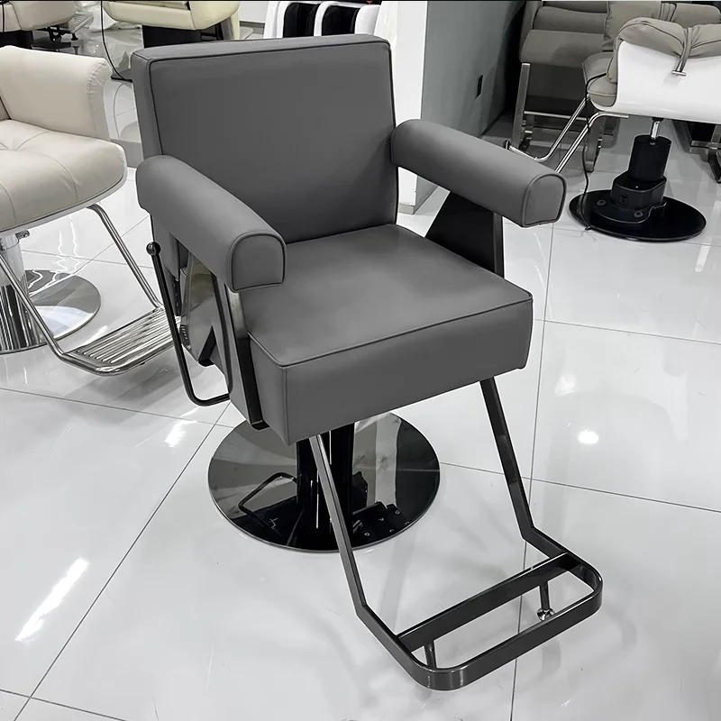 

Salon Chair Hair Stylist Rotating Chairs Swivel Equipment Furniture Barber Professional Styling Silla Lujo Hairdressing Beauty