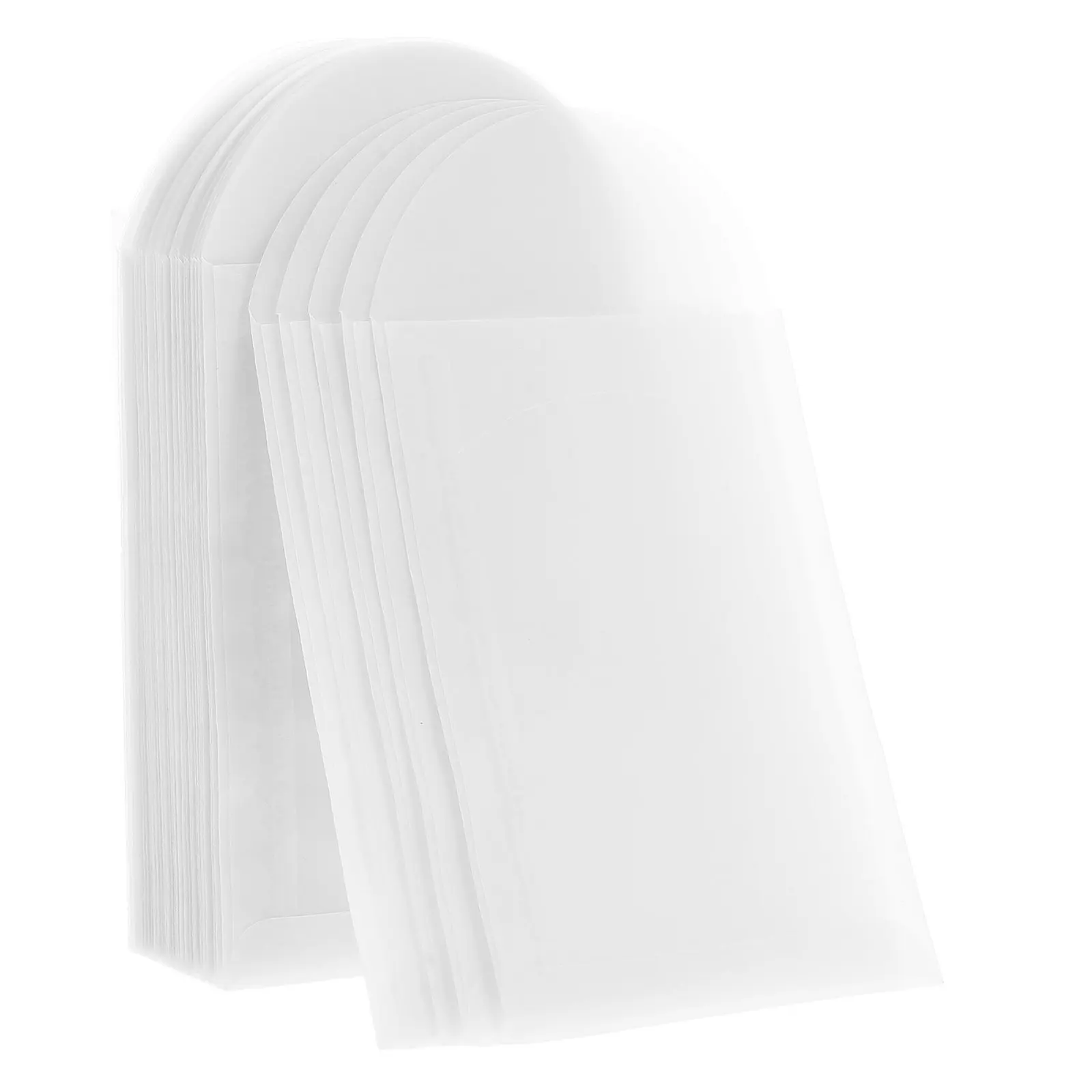 

50Pcs Semi Transparent Paper Bags Small Flat Envelope Button Storage Packaging Bags Mini Paper Craft Present Bag