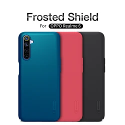 NILLKIN-Frosted Shield PC Matte Hard Phone Back Cover for Realme 6s Realme6 RMX2001, 6.5 