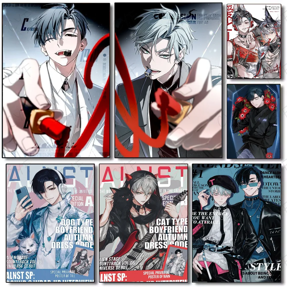 ملصق فني جداري متعدد الأغراض من Anime A-Alien Stage Ivan Till لغرفة المعيشة وغرفة النوم والمكتب |   فكرة هدية ديكور المنزل