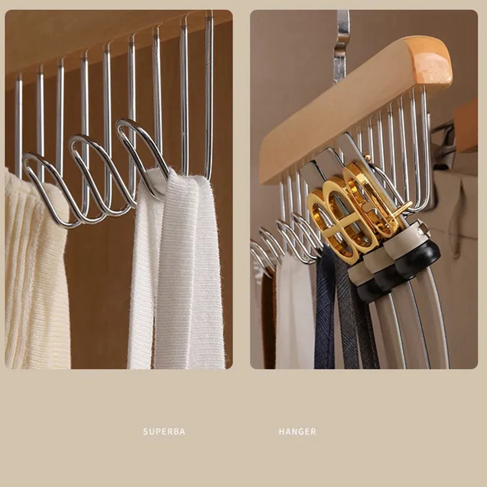 Women Storage Bra Hanger Multifunctional Belt Hanger Sturdy & Durable Tie Belt Case For Beanie Scarfs Bra Closet Supplies