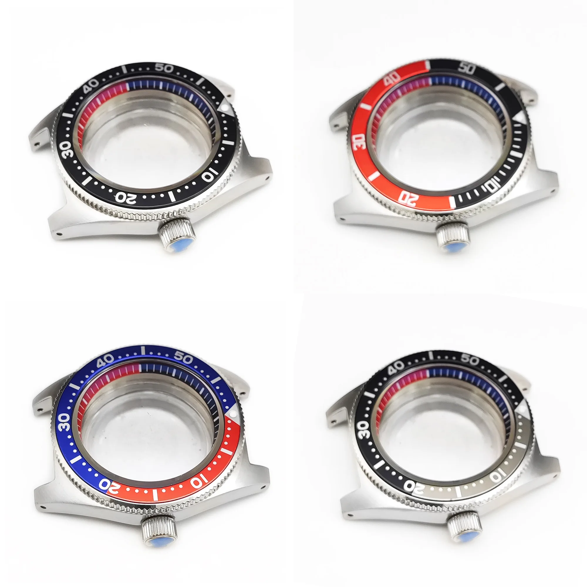 

NH35 40mm case 316L stainless steel sapphire series watch case suitable for NH35 NH36 movement Men Gift Clock Case Solid Back