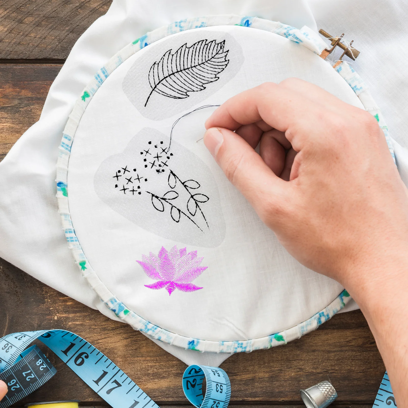 

8pcs Wash Away Stabilizer Water Soluble Fabric Blank Machine Embroidery Paper Sewing Quilting High Adhesive Backing Embroidery