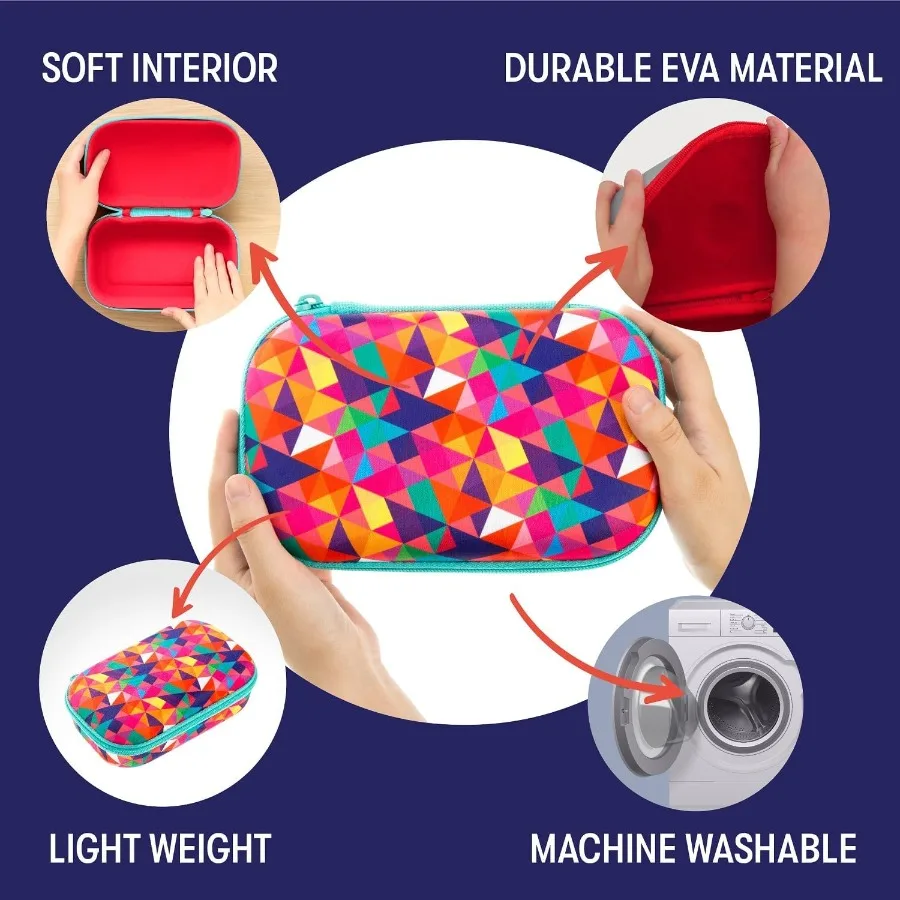 Estojo de lápis colorido de grande capacidade - para organizador de estudantes de meninos e meninas da escola