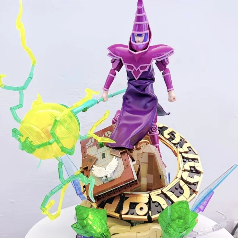 areax-yu-gi-oh-black-magician-anime-building-blocks-puzzle-modellino-giocattolo-alla-moda-ornamento-da-scrivania-regalo-di-natale-per-ragazzi