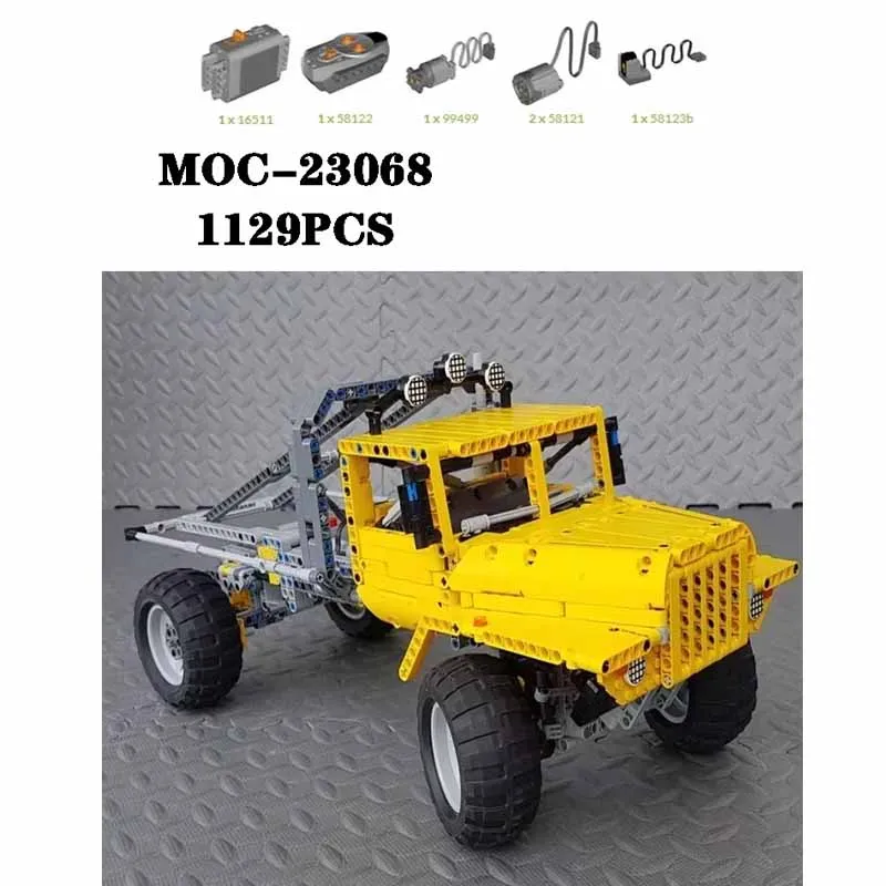 

Классический строительный блок MOC-23068 Супер грузовик, 1129 шт., модель сращивания высокой сложности, игрушка для взрослых и детей, подарок на день рождения