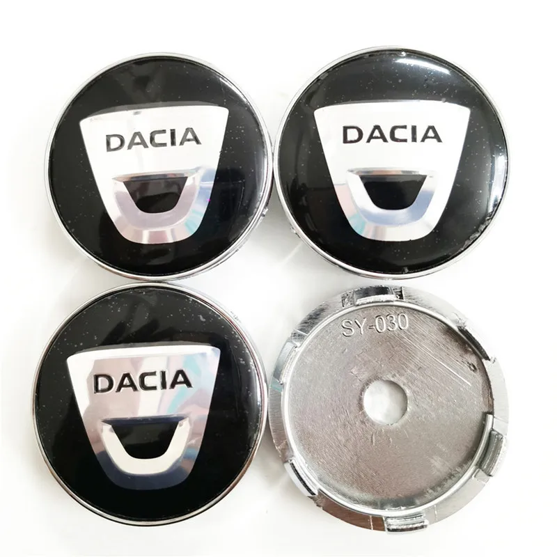 

4pc 56mm 3D Car Badge Wheel Center Cover Hub Cap Stickers For Dacia Duster Logan Sandero Jogger Spring Stepway Dokker Lodgy MCV