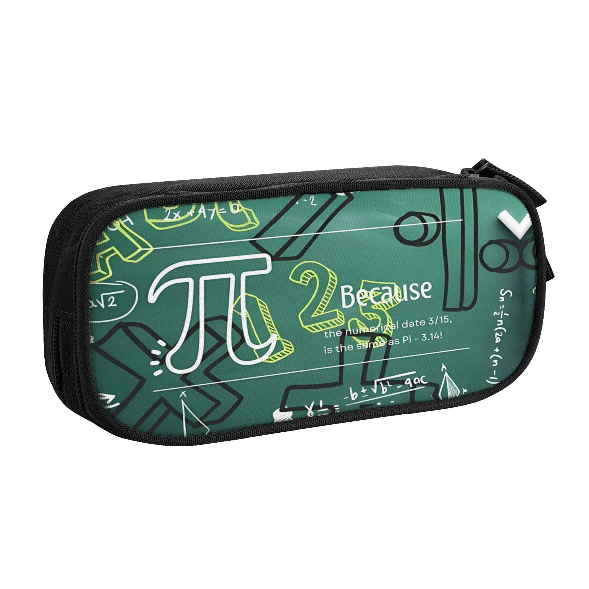 1 piece Lightweight Map Pencil Case Boys Pen Bag Mathematics Office Pencil Pouch