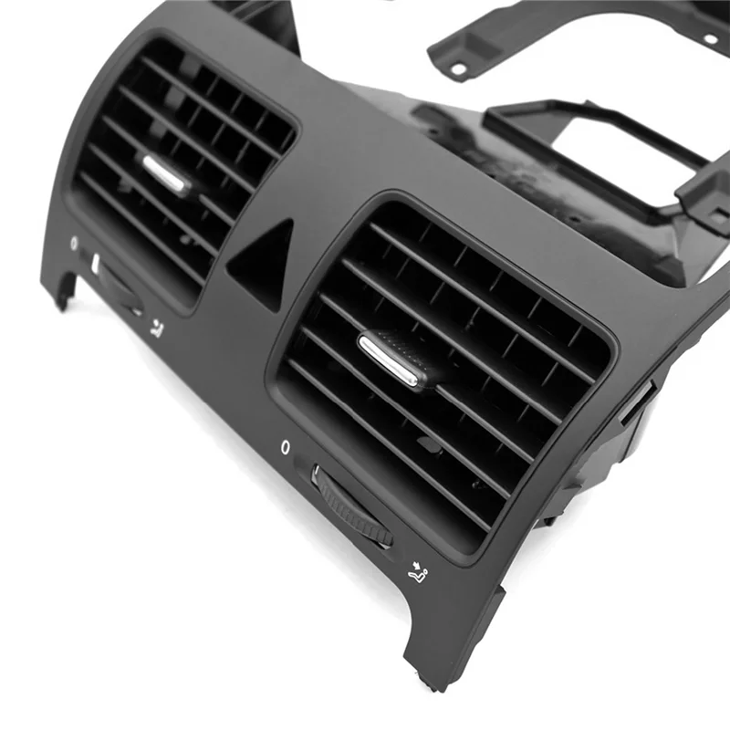 

Excellent-1KD819728 Car Front Central Dashboard Air Outlet Vent For VW Sagitar Jetta MK5 Golf GTI 5