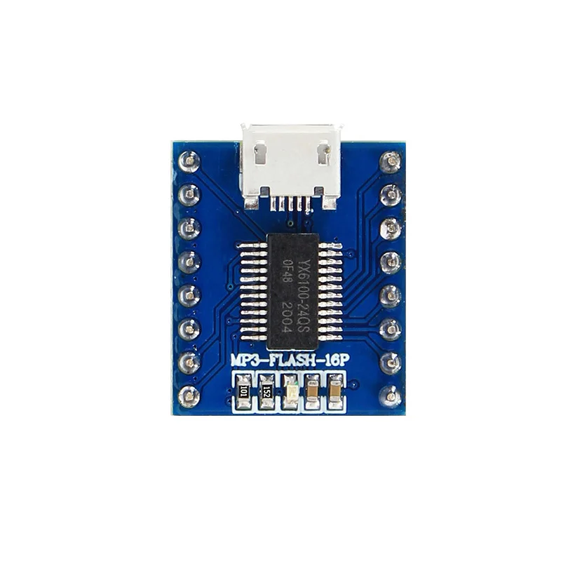 Sound Module Serial Port MP3 Voice Module SPI Drive Module  USB Directly to Sound 8M16M32M64M128M bit Flash