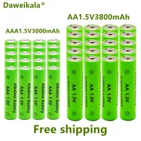 AA + AAA Rechargeable AA 1.5V 3800mAh/1.5V AAA 3000mah Alkaline Battery Flashlight Toys Watch MP3 Player Replace Ni-Mh Battery