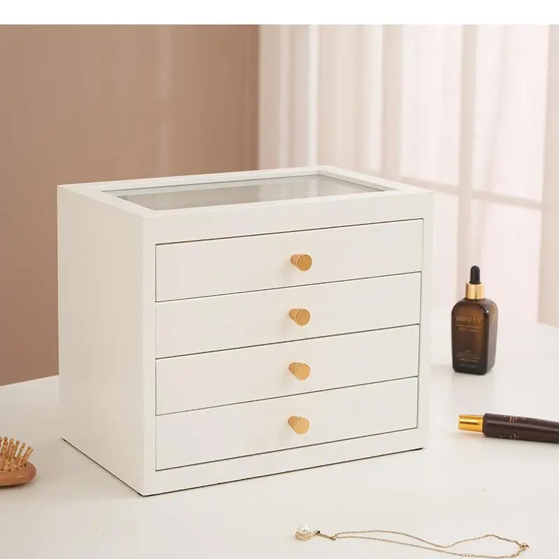 

Solid Wood Multi-layer Jewelry Box Drawer Organizer Storage Display Boxes Jewelrys Tray Make Up