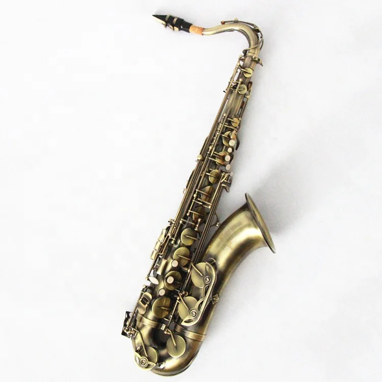 

Professional Tenor Saxophone High Quality Saxophone Tenor Antique Color Cheap Price Tenor Saxophone