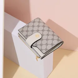 GOLF Wallet Women's niche design mini wallet, old flower card bag, 2023 new ins style short style zero wallet