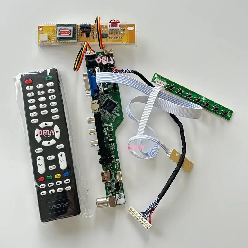 

Комплект платы контроллера телевизора для B154EW01 B154EW02 15,4 "1280X800 VGA HDMI-совместимая RF USB ЖК-панель AV-экран монитора