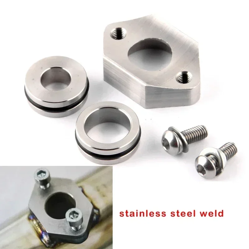 Aluminum Stainless Steel Map Sensor Flange Intercooler Pipe For Audi A4 MK4 VW Jetta Golf Beetle 1.8T Adp05