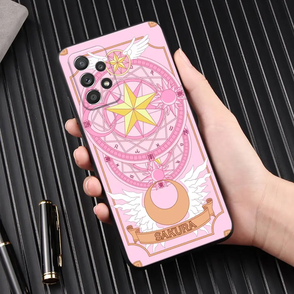 Card Captor Sakura Anime Phone Cover Galaxy A55 5G Case For Samsung A35 A34 A53 A54 A52 A51 A71 A73 A72 A42 A91 A31 A32 A33 Case