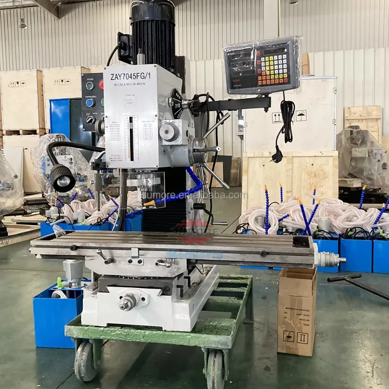 SP2208-II Small Taladradora Fresadora Bench Vertical Milling Drilling Machine Universal Vertical Milling Machine /Manual Mills