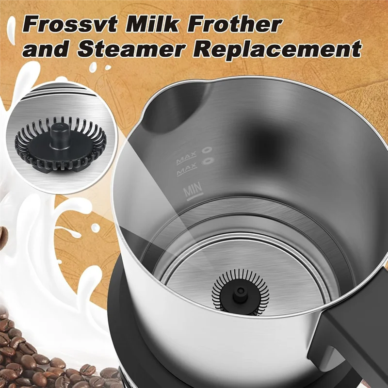 FZFZ استبدال المفاتيح الكهربائية الحليب باخرة Andhot صانع الشوكولاته Forhero Home Win Milk Frother #4