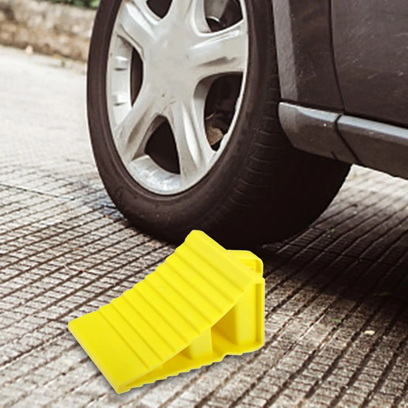 Car Wheel Chocks Blocks Triangular Structure for Travel Trailers