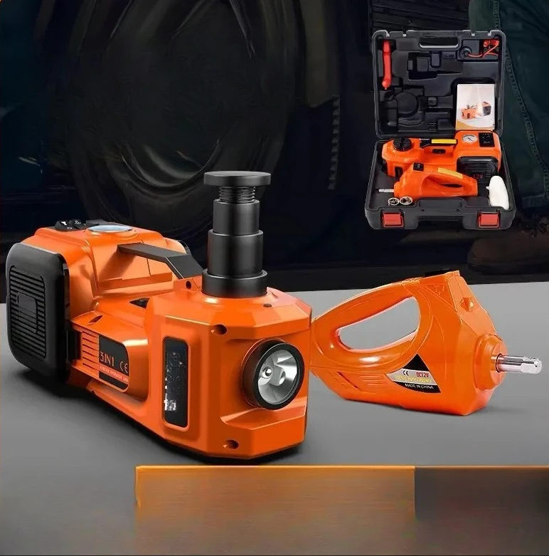 

Hydraulic jack trolley off-road vehicle 12v multi-functional air pump car electric wrench Jiali electric five tons