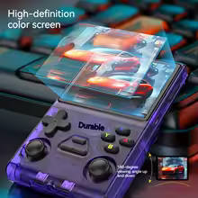 M18 e M37 Pro: O Novo Console Portátil Que Conecta na TV e Surpreende pelo Custo-Benefício M18 pro console de jogos portátil sistema linux tela ips de 3.5 polegadas saída hd jogador de jogo portátil 64gb 15000 + jogo clássico