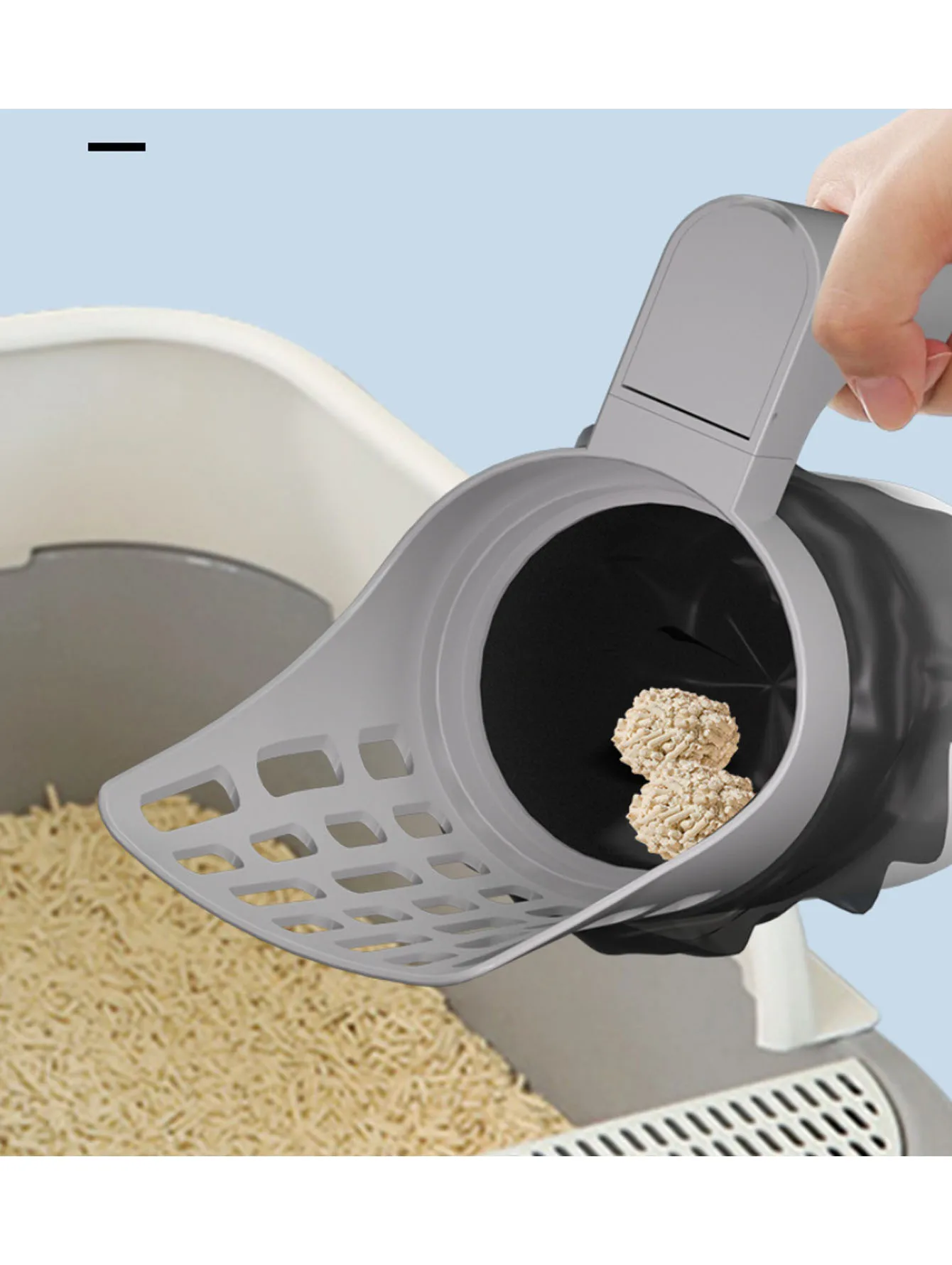 Large Capacity Cat Litter Spoon, Non-Contact Design, Easy to Clean, Suitable for Indoor/Outdoor Use, Pet Care, Pet Supplies