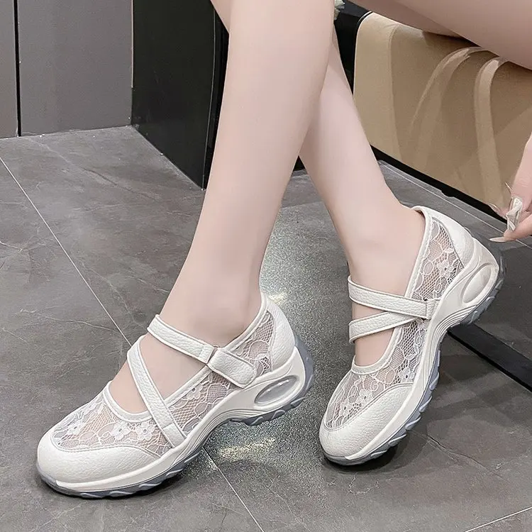 

Women's Flat Leisure oes Spring Autumn Winter Seasonal Low Cut Slip-On Casual Footwears with Bules Me Outdoor Walking S...