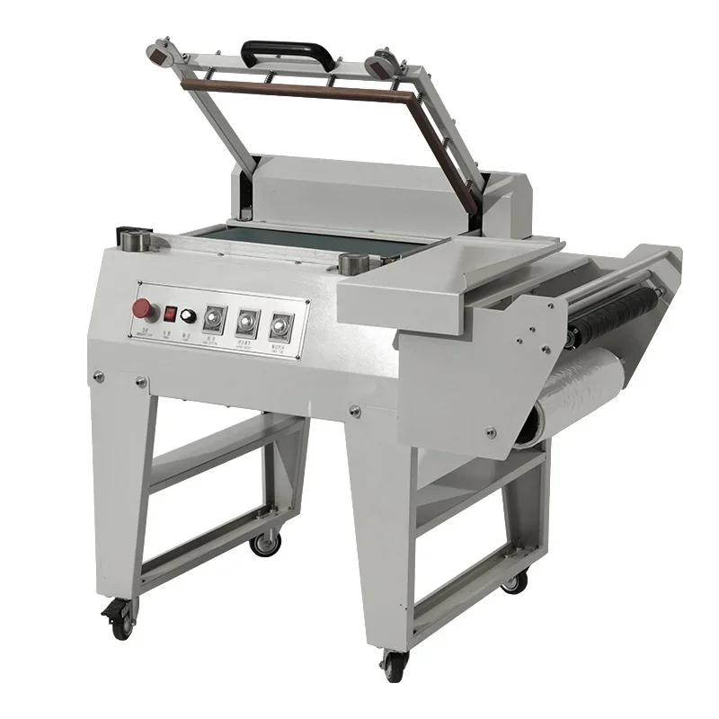 

Высококачественная полуавтоматическая L-образная машина для запечатывания и резки, термоусадочная машина POF, термоусадочная пленка, пластик